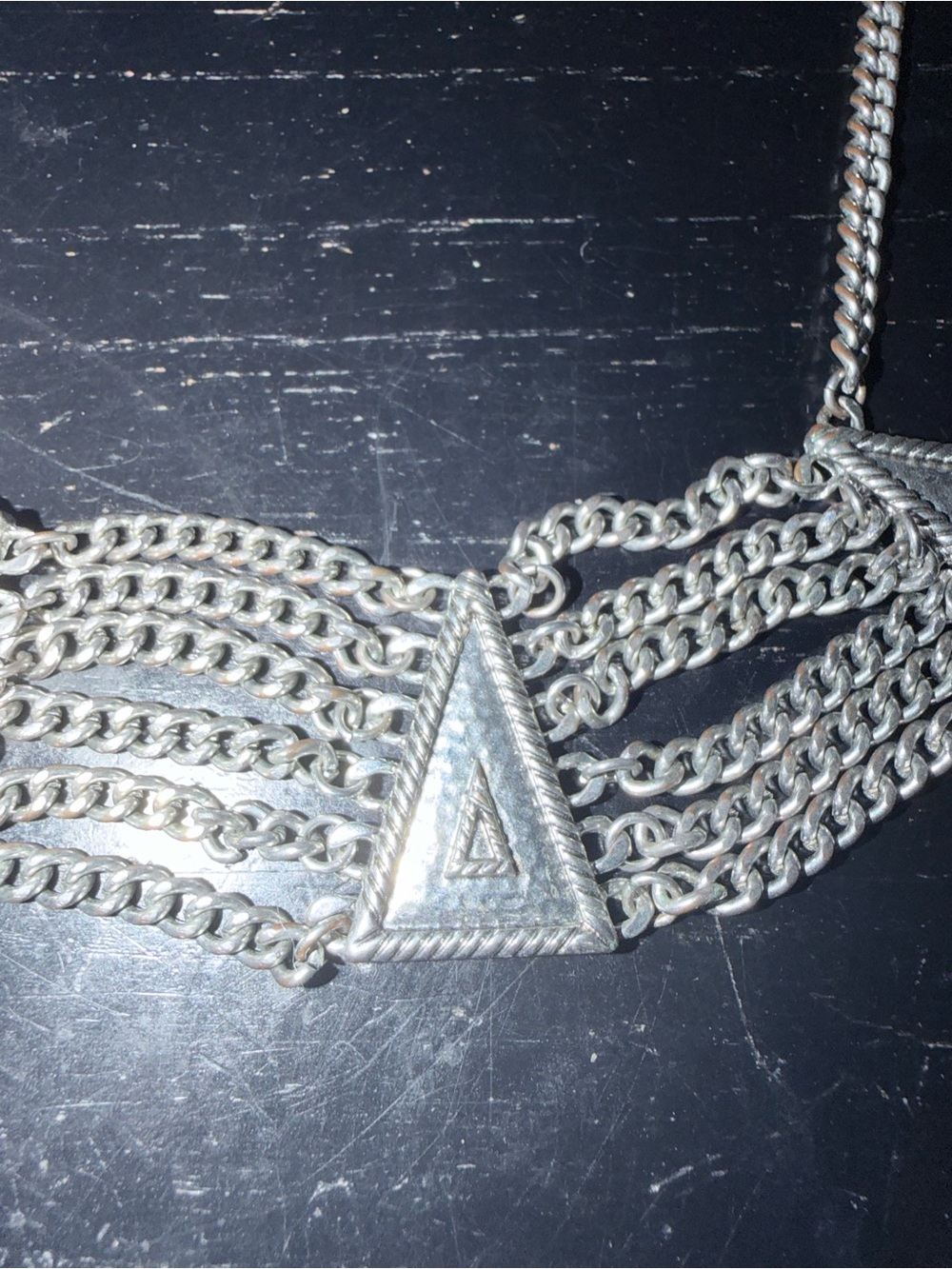 Geometric Statement Necklace - Picture 2 of 4